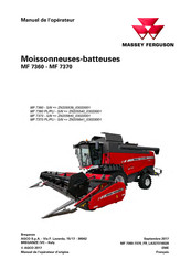 MASSEY FERGUSON MF 7360 Manuel De L'opérateur