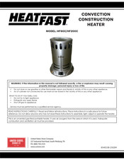 United States Stove HEATFAST HF200C Mode D'emploi