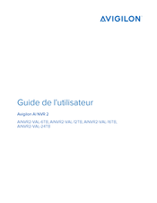 Avigilon AINVR2-VAL-16TB Guide De L'utilisateur