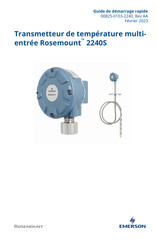 Emerson Rosemount 2240S Guide De Démarrage Rapide