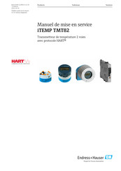 Endress+Hauser iTEMP TMT82 Manuel De Mise En Service