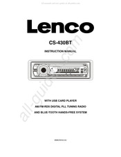 LENCO CS-430BT Manuel D'instructions