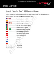 HyperX Pulsefire Core Mode D'emploi