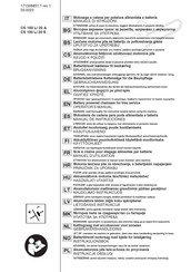 ST CS 100 Li 20 A Manuel D'utilisation