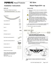 FORM FIT HD 13S14 Instructions D'installation