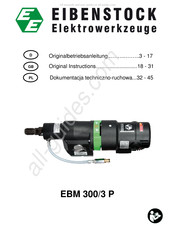 EIBENSTOCK EBM 300/3 P Manuel D'instructions