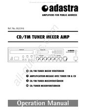 Adastra 952.916 Mode D'emploi