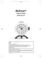 Bellman BE1341 Mode D'emploi