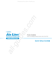 AirLive POE-FSH804 Guide De Démarrage Rapide