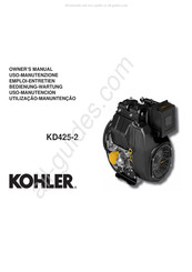 Kohler KD425-2 Emploi-Entretien