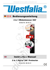 Westfalia 99 45 41 Manuel D'instructions