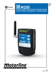 Motorline professional M200 Notice Pour L'utilisateur