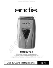 Andis TS-1 Instructions D'utilisation Et D'entretien