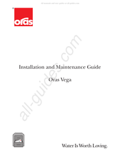 Oras Vega Guide D'installation Et D'entretien