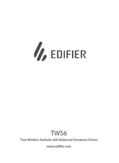 EDIFIER TWS6 Mode D'emploi