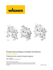 WAGNER ZIP52 PF Traduction Du Mode D'emploi Original