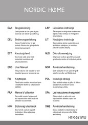Nordic Home HTR-521WU Manuel D'utilisation