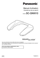 Panasonic SOUND SLAYER SC-GNW10 Manuel D'utilisation