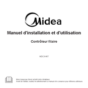 Midea WDC3-86T Manuel D'installation Et D'utilisation