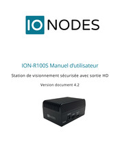 IONODES ION-R100S Manuel D'utilisateur