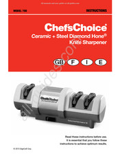 Edgecraft Chef'sChoice 700 Instructions