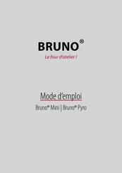 Bruno MINI I Mode D'emploi