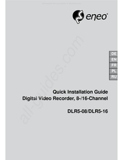 Eneo DLR5-08 Guide D'installation Rapide