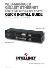 Intellinet Network Solutions 560818 Guide D'installation Rapide