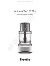 Breville the Sous Chef 12 Plus Mode D'emploi