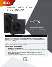 IBC HPX 3 Manuel D'installation Et D'utilisation