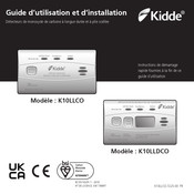 Kidde K10LLCO Guide D'utilisation Et D'installation