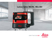 Leica Geosystems Lino ML180 Manuel D'utilisation