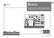 Motorline professional MC62 Notice Pour L'utilisateur