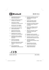 EINHELL CE-CC 18 Li Instructions D'origine