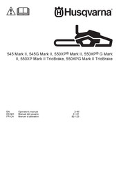 Husqvarna 550XPG Mark II TrioBrake Manuel D'utilisation