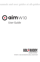 Golf Buddy aim W10 Mode D'emploi