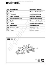 Maktec MT111 Manuel D'instructions