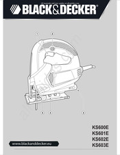 Black & Decker KS603E Traduction Des Instructions D'origine