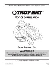 Troy-Bilt Tuffy Notice D'utilisation