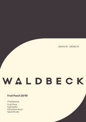 Waldbeck 10034279 Mode D'emploi