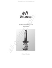 Binatone HB-733 Manuel D'instructions