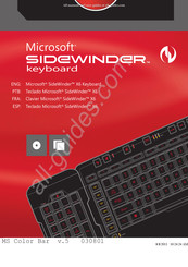 Microsoft SIDEWINDER X6 Mode D'emploi