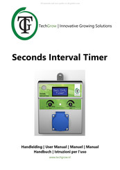 TechGrow Seconds Interval Timer Manuel