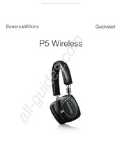 Bowers & Wilkins P5 Wireless Mode D'emploi