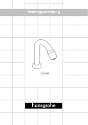 Hansgrohe 13130 Serie Instructions De Montage