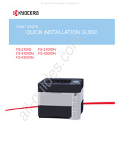 Kyocera FS-2100DN Guide D'installation Rapide