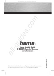 Hama 00104951 Mode D'emploi