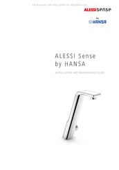 Hansa ALESSI Sense 0776 2203 Guide D'installation Et D'entretien