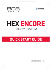 808 AUDIO HEX ENCORE Guide De Démarrage Rapide