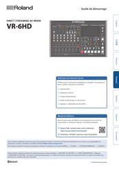 Roland VR-6HD Guide De Démarrage